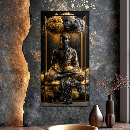 Tablou Abstract Modern – Paza sanctuarului de aur