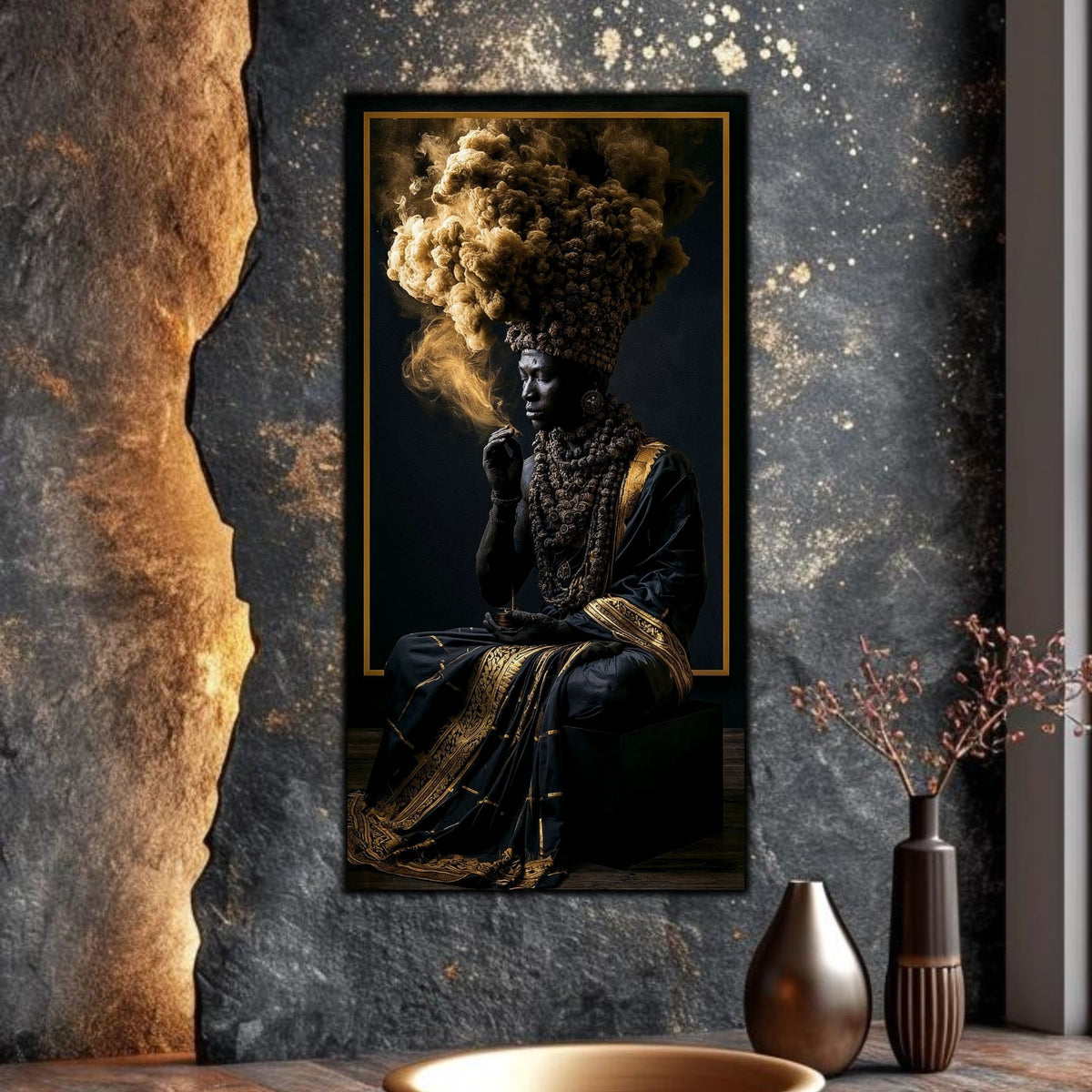 Tablou Abstract Modern – Paza coroanei de pulbere