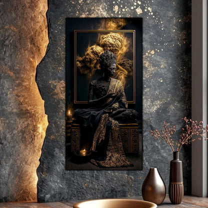 Tablou Abstract Modern – Paza flăcării de ambră