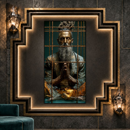 Tablou Modern Living – Rugăciune dincolo de gratii