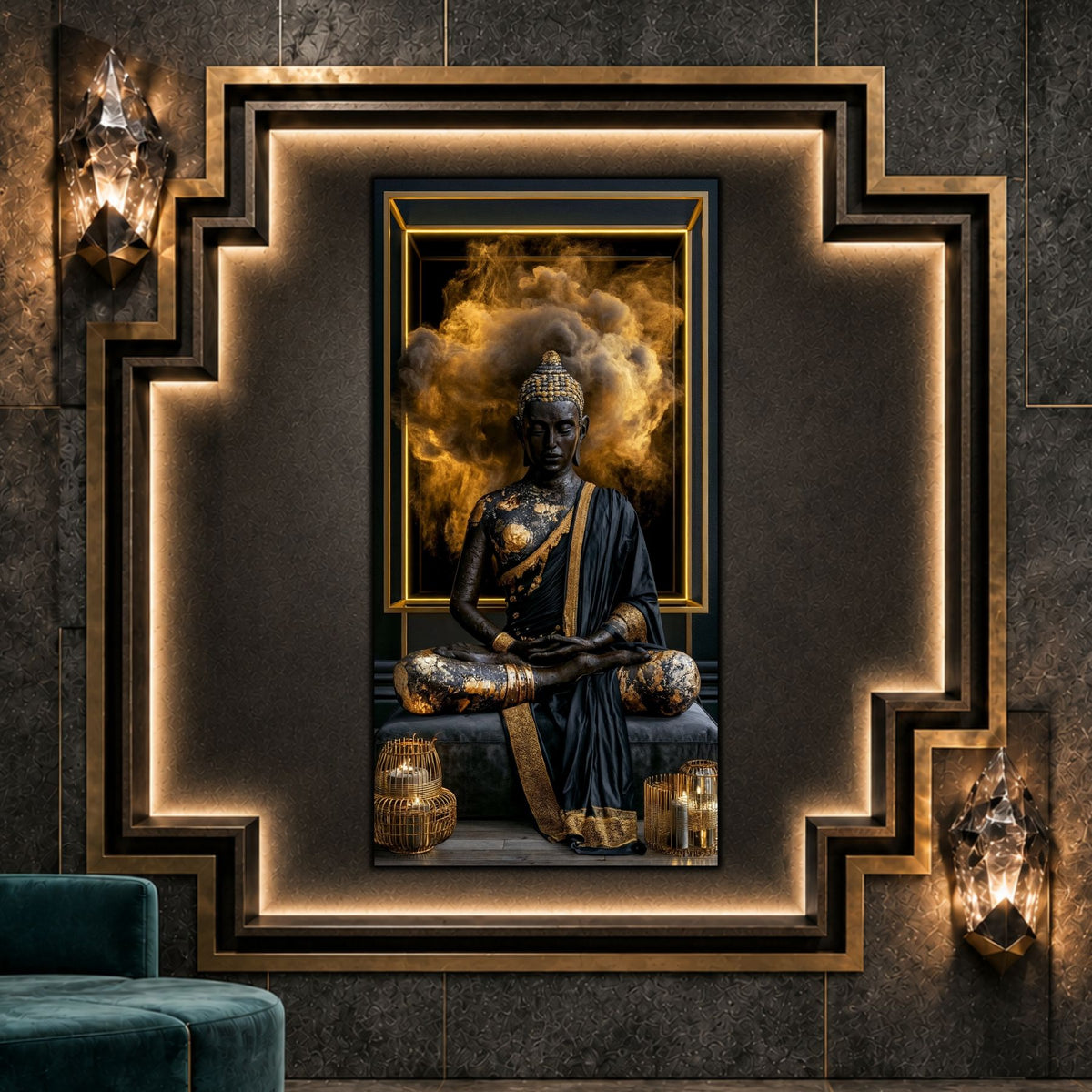 Tablou Abstract Modern – Paza portalului de ambră