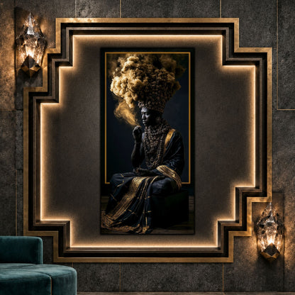 Tablou Abstract Modern – Paza coroanei de pulbere