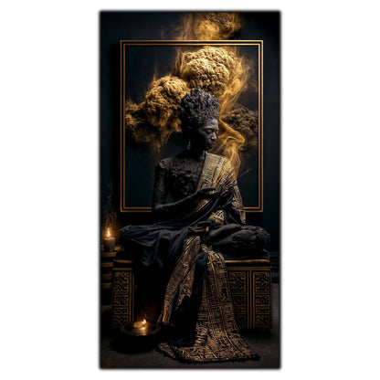 Tablou Abstract Modern – Paza flăcării de ambră