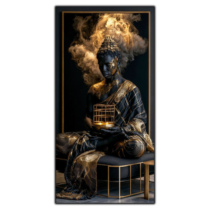 Tablou Abstract Modern – Paza candelei de aur