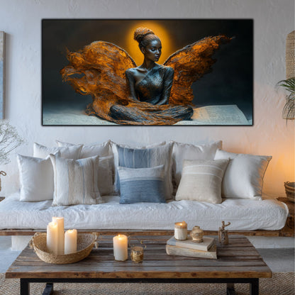 Tablou pentru living – Halo of Ash | Sacred Stillness