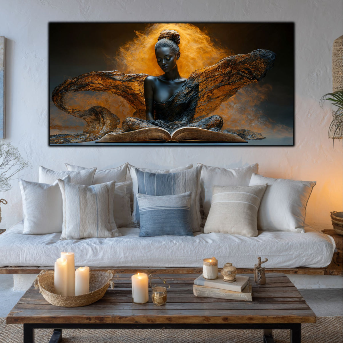 Tablou pentru living – The Unwritten Light | Sacred Stillness