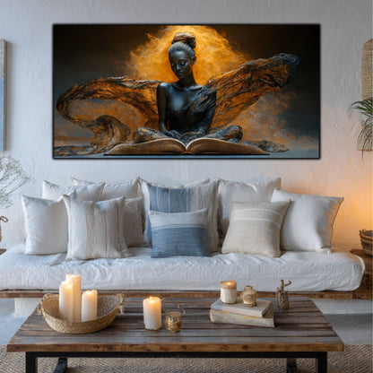 Tablou pentru living – The Unwritten Light | Sacred Stillness