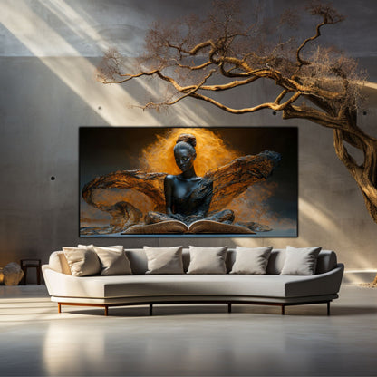 Tablou pentru living – The Unwritten Light | Sacred Stillness