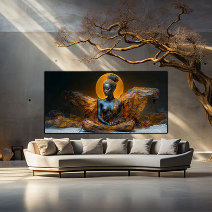 Tablou pentru living – Held by Light | Sacred Stillness