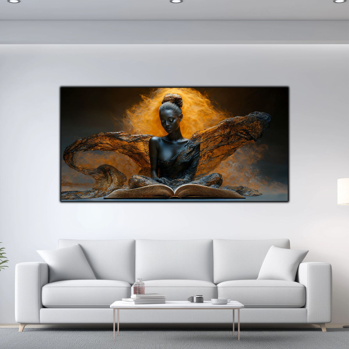 Tablou pentru living – The Unwritten Light | Sacred Stillness