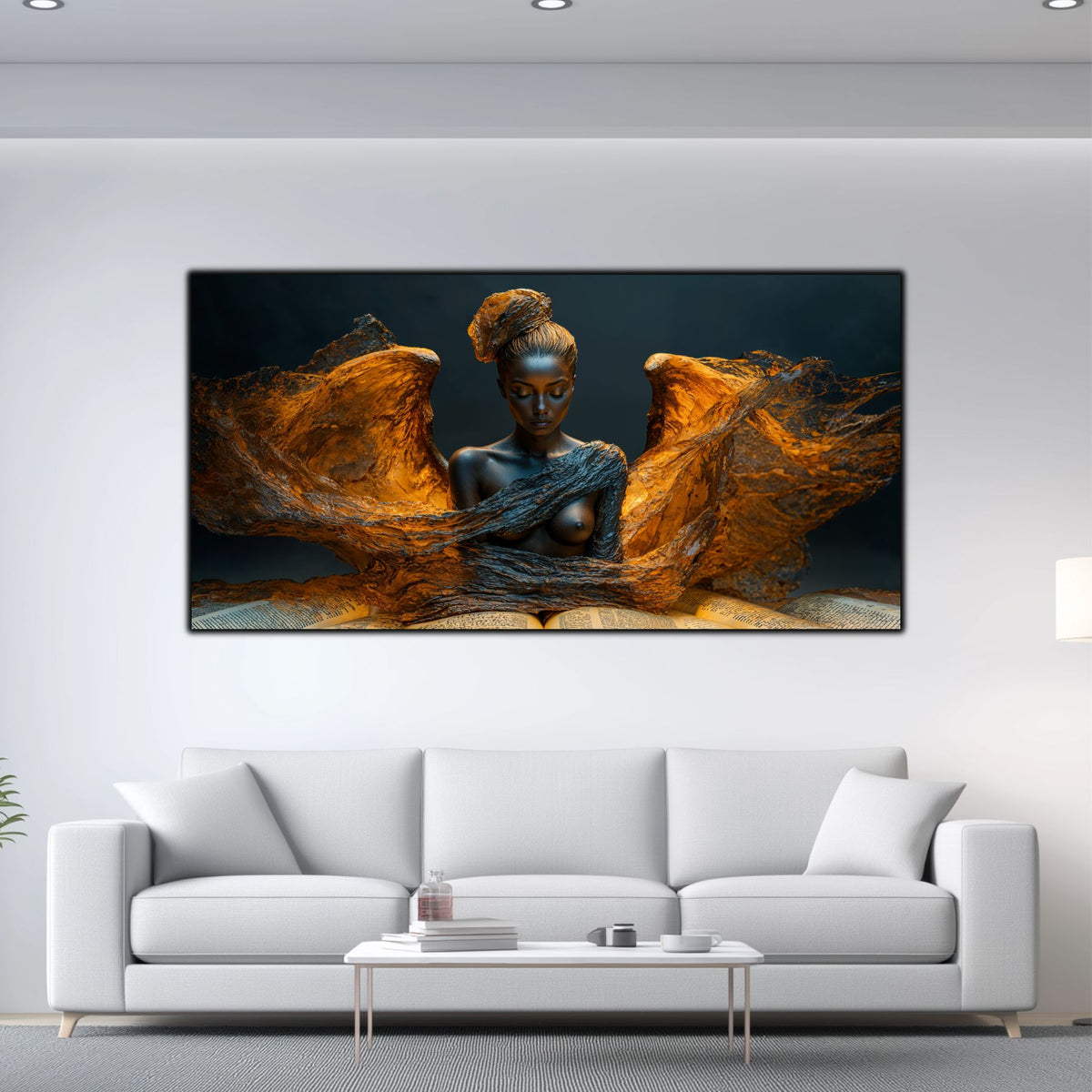 Tablou pentru living – The Weight of Knowing | Sacred Stillness