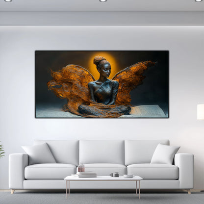 Tablou pentru living – Halo of Ash | Sacred Stillness