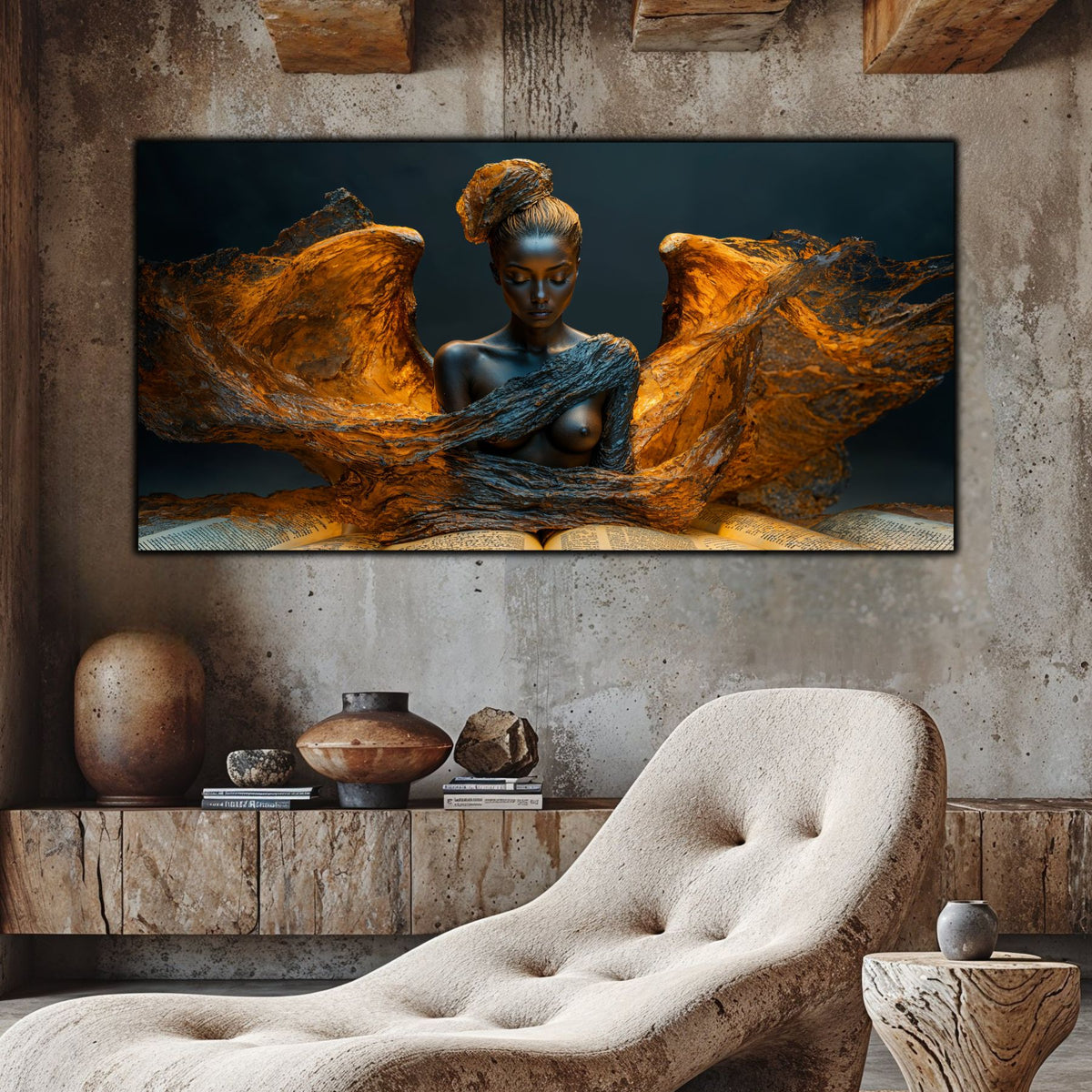 Tablou pentru living – The Weight of Knowing | Sacred Stillness