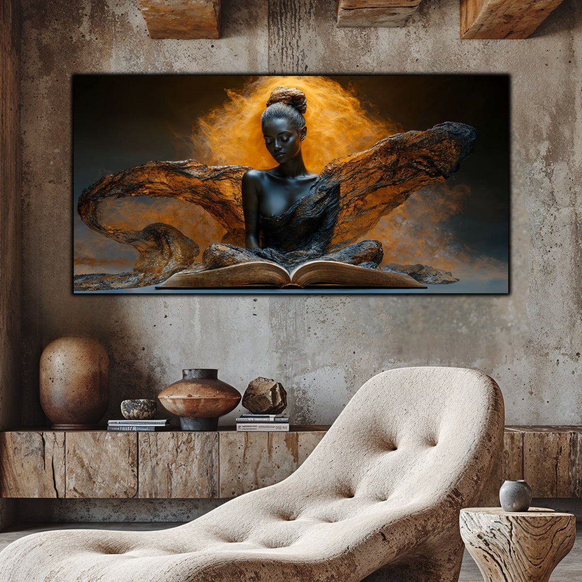 Tablou pentru living – The Unwritten Light | Sacred Stillness