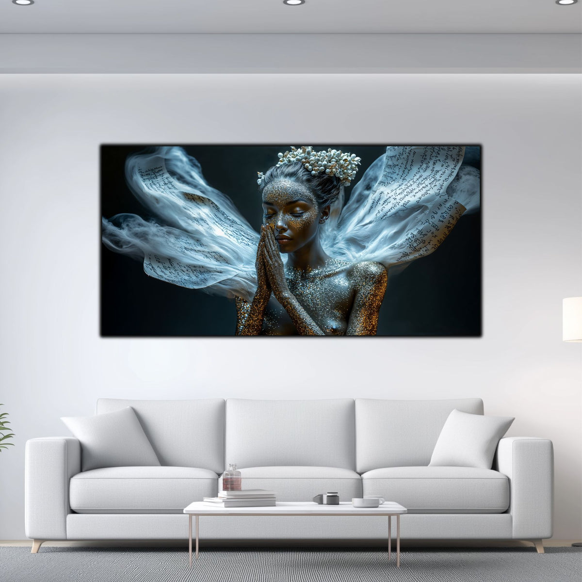 Beyond Meditation - Tablouri moderne pe sticla securizata pentru living contemporan NO21
