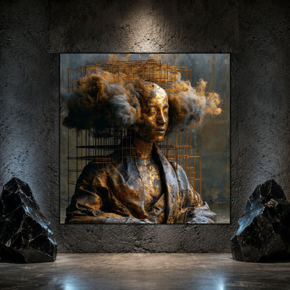 Tablou Abstract Modern – Paza gândului destrămat