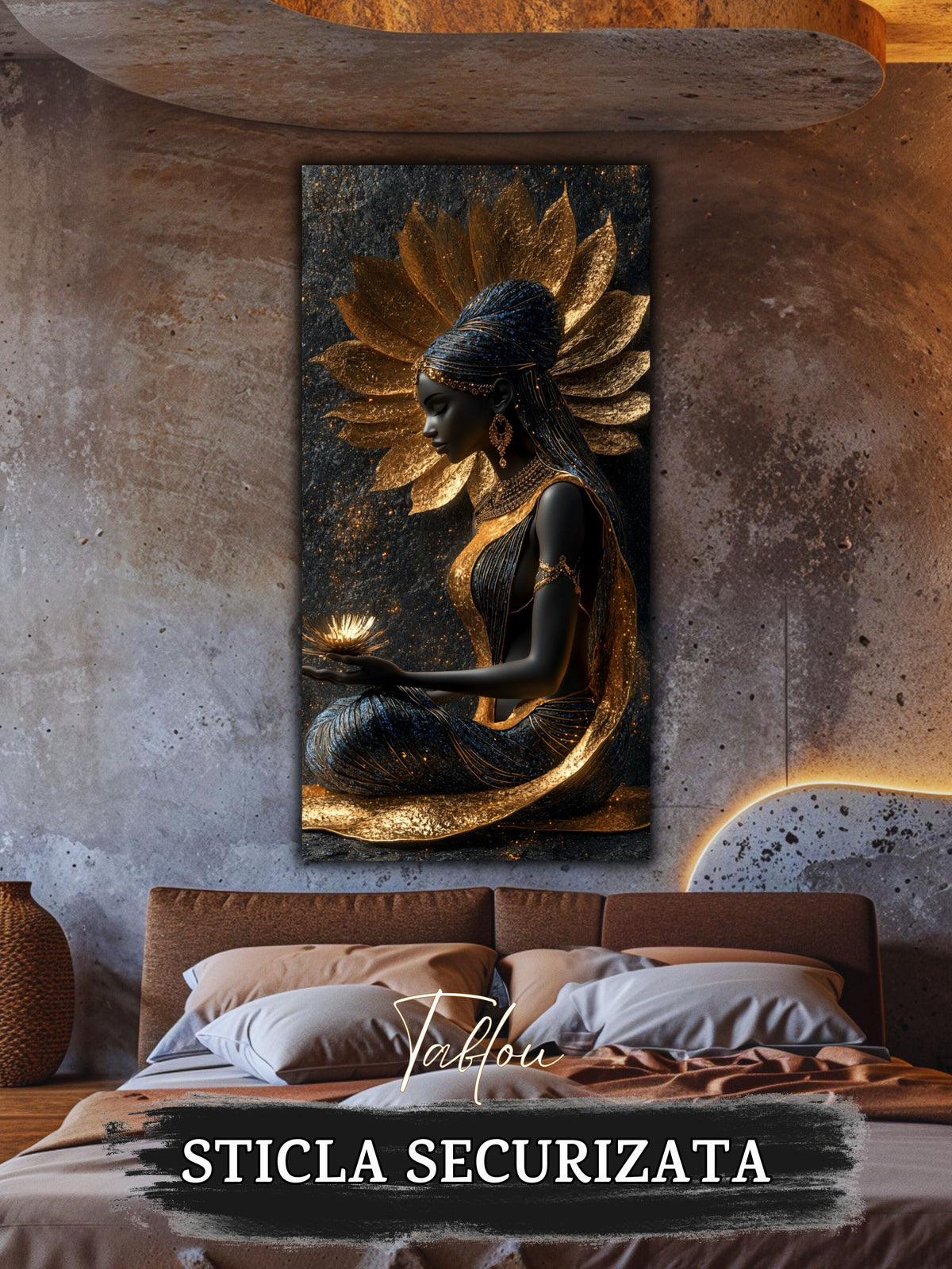 Tablou Sticla  - Aurum Divinum - 21