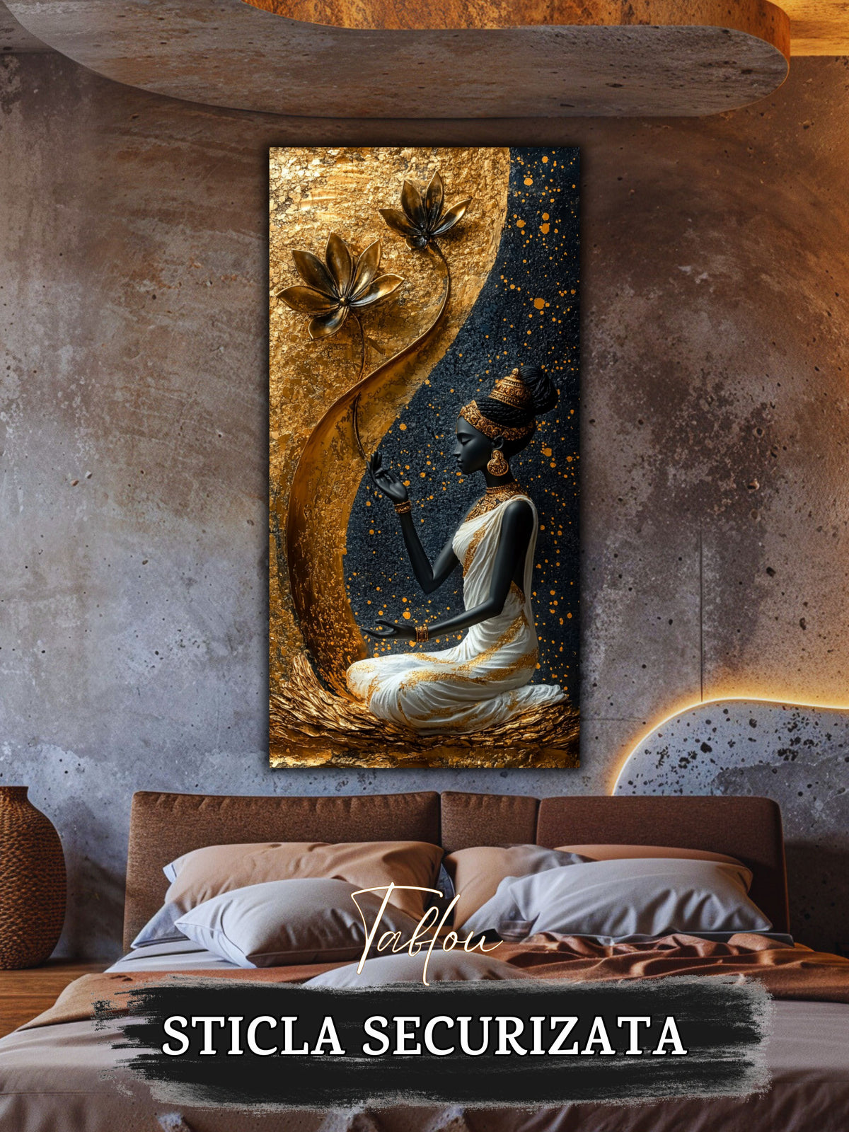 Tablou Sticla  - Aurum Divinum - 14