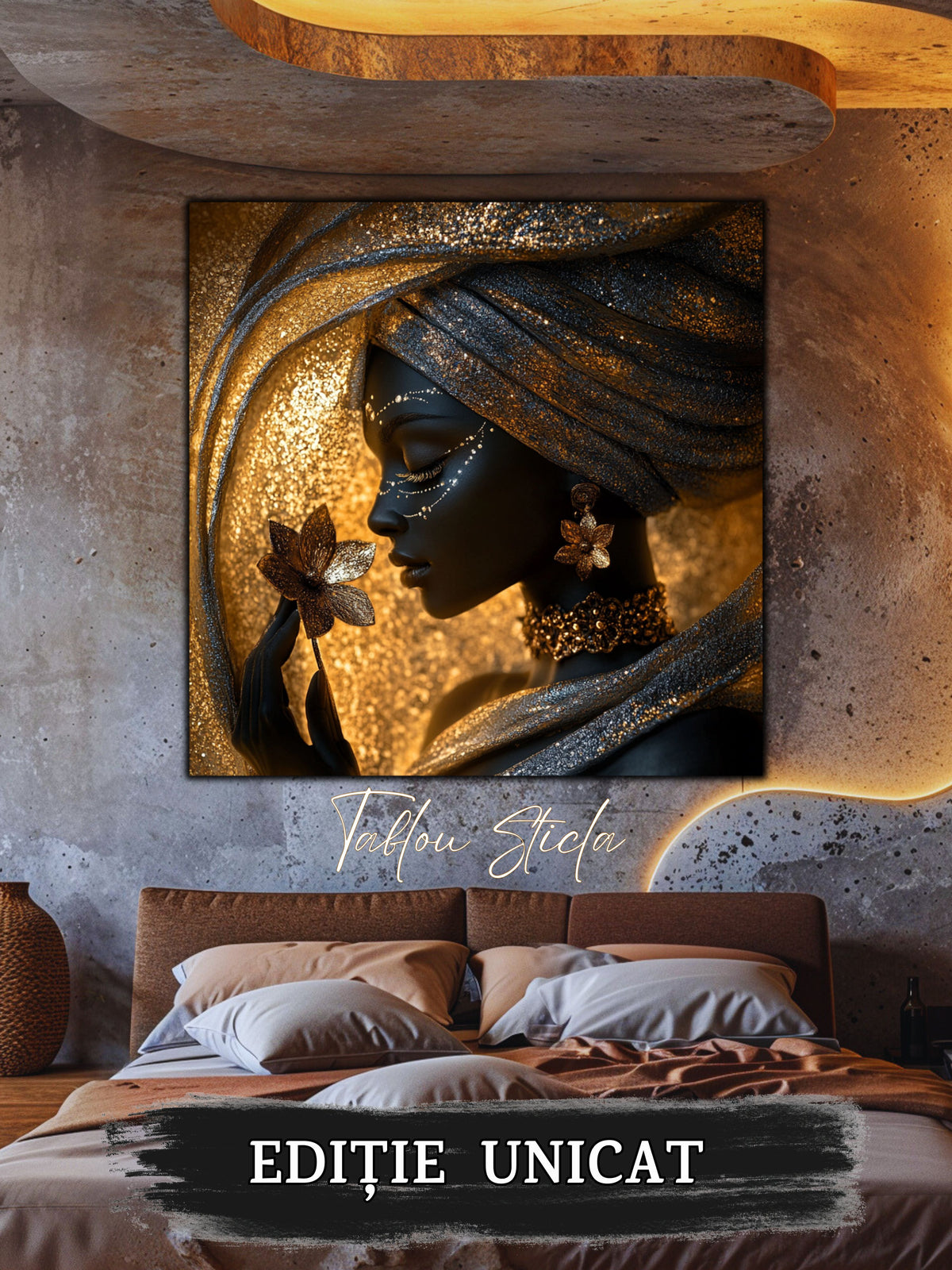 Tablou Sticla - Aurum Divinum - 11