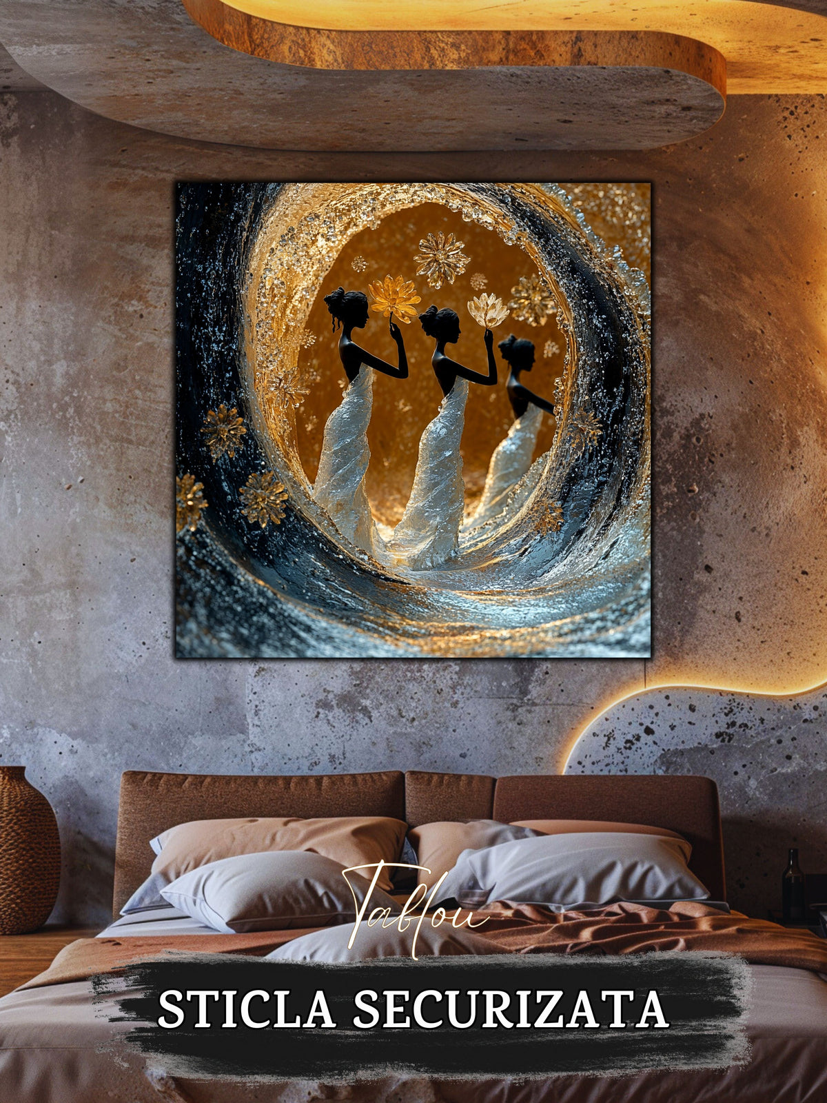 Tablou Sticla Securizata - Twisted Dream - 04
