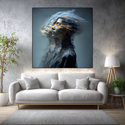 Tablou Living Modern – Memoria care arde