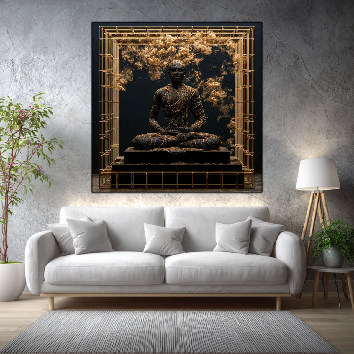 Tablou Abstract Modern – Paza sanctuarului de pulbere