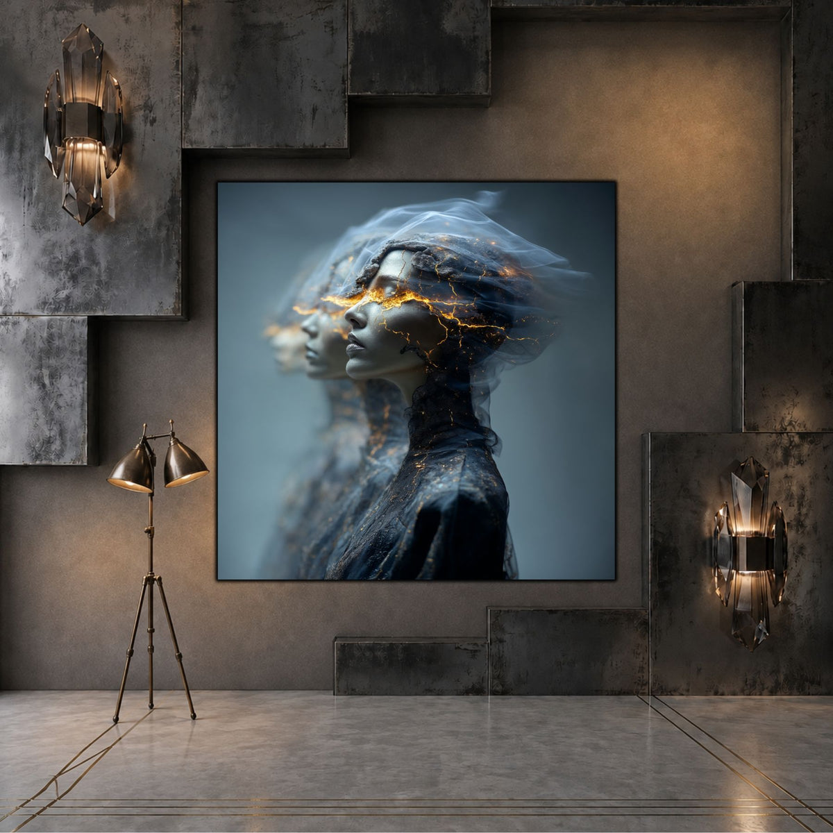 Tablou Living Modern – Memoria care arde
