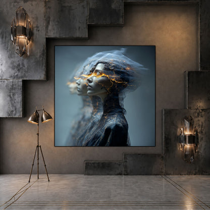 Tablou Living Modern – Memoria care arde
