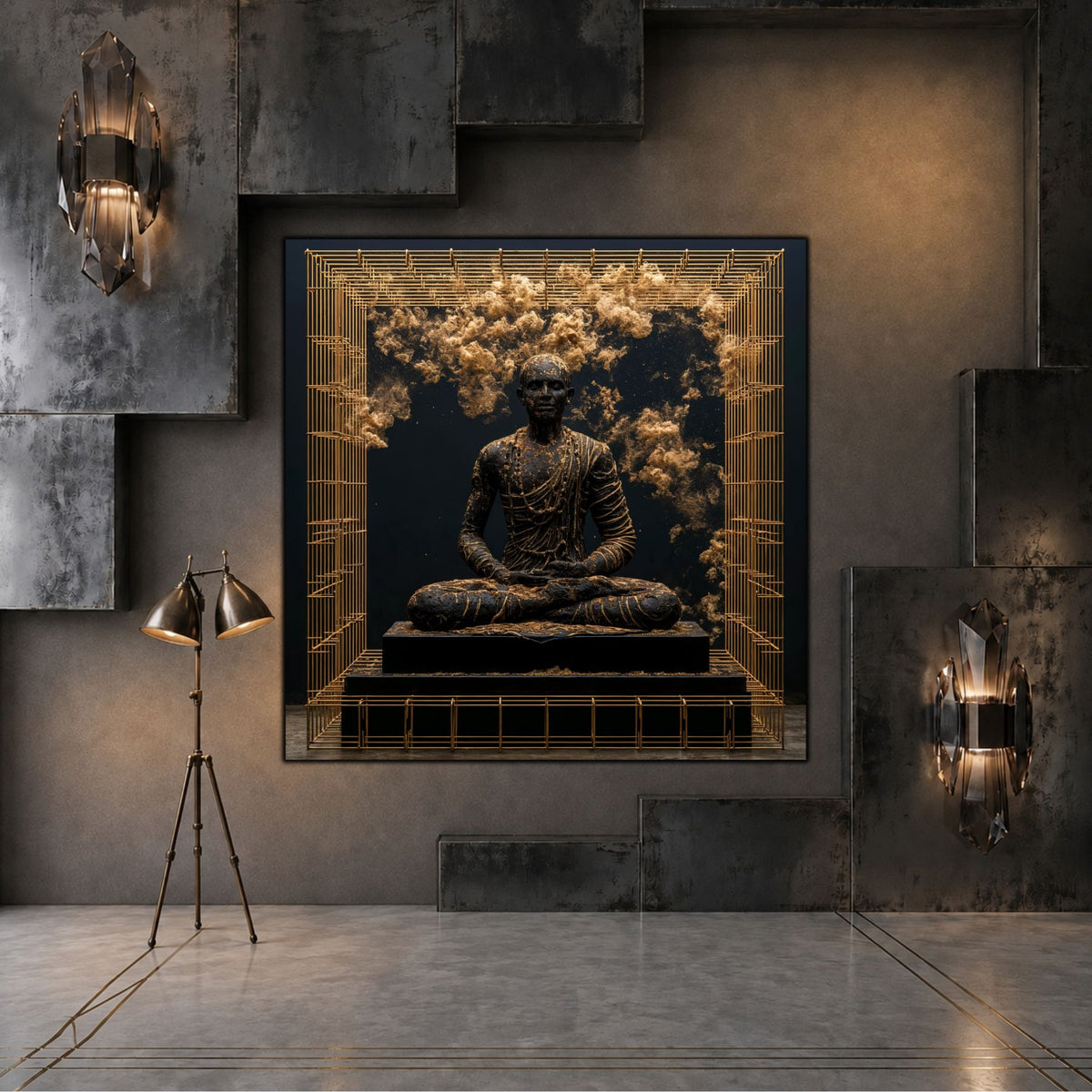 Tablou Abstract Modern – Paza sanctuarului de pulbere