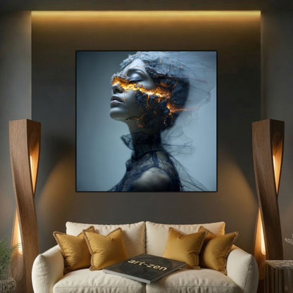 Tablou Living Modern – Respirația jarului