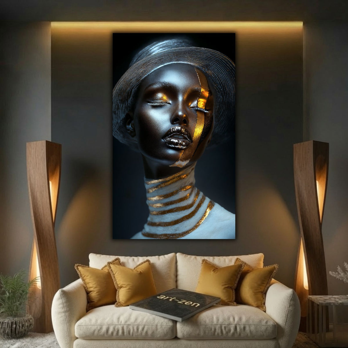 Tablou Living Elegant – The Golden Meridian