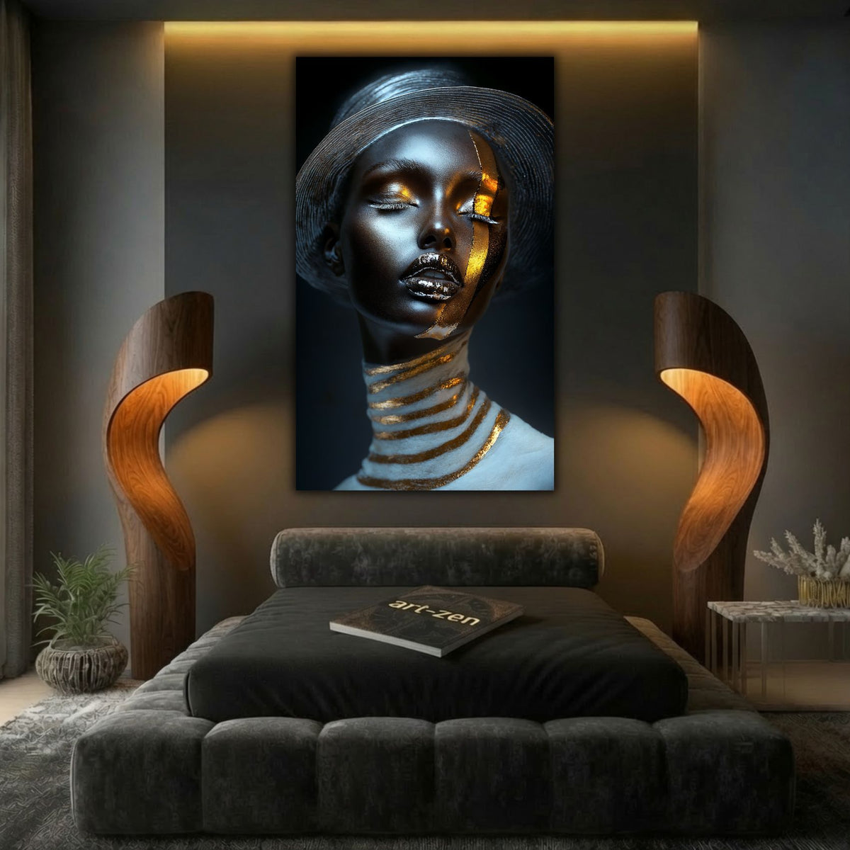 Tablou Living Elegant – The Golden Meridian
