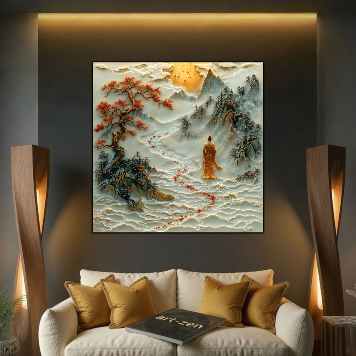 Tablou Living Elegant – Poteca Petalelor de Foc