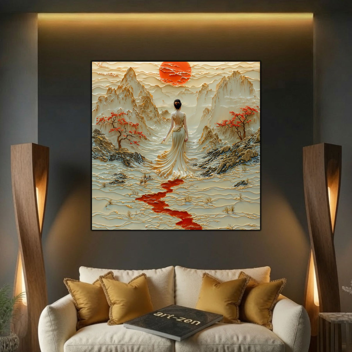Tablou Living Elegant – Valea dintre Arborii Roșii