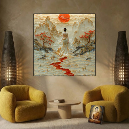 Tablou Living Elegant – Valea dintre Arborii Roșii