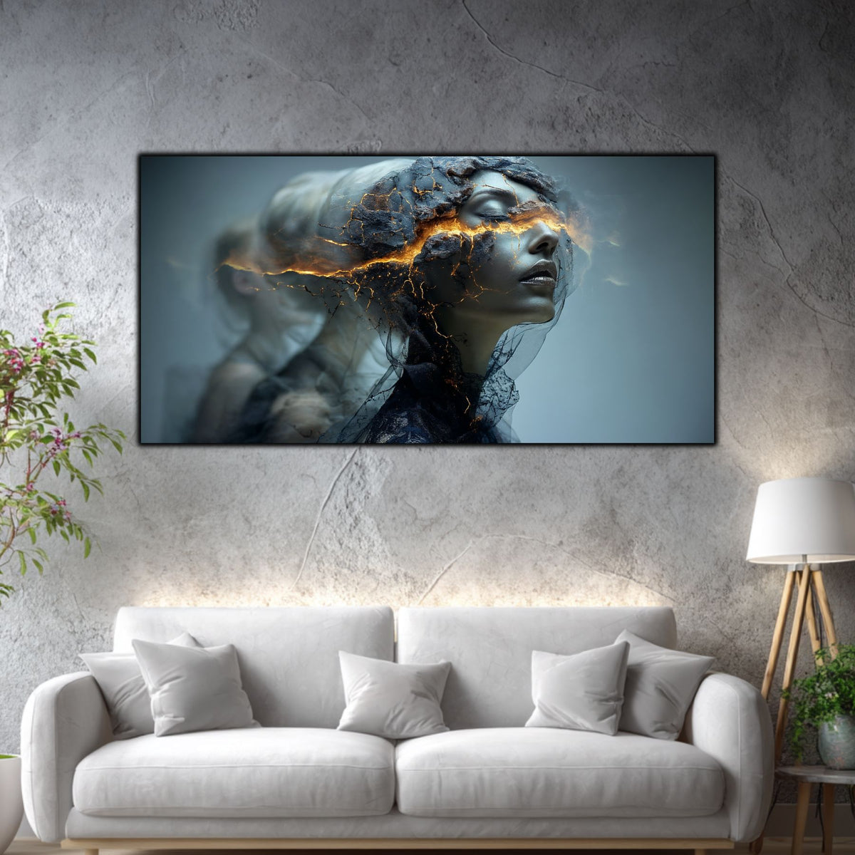 Tablou Living Modern – Sub pleoape, focul