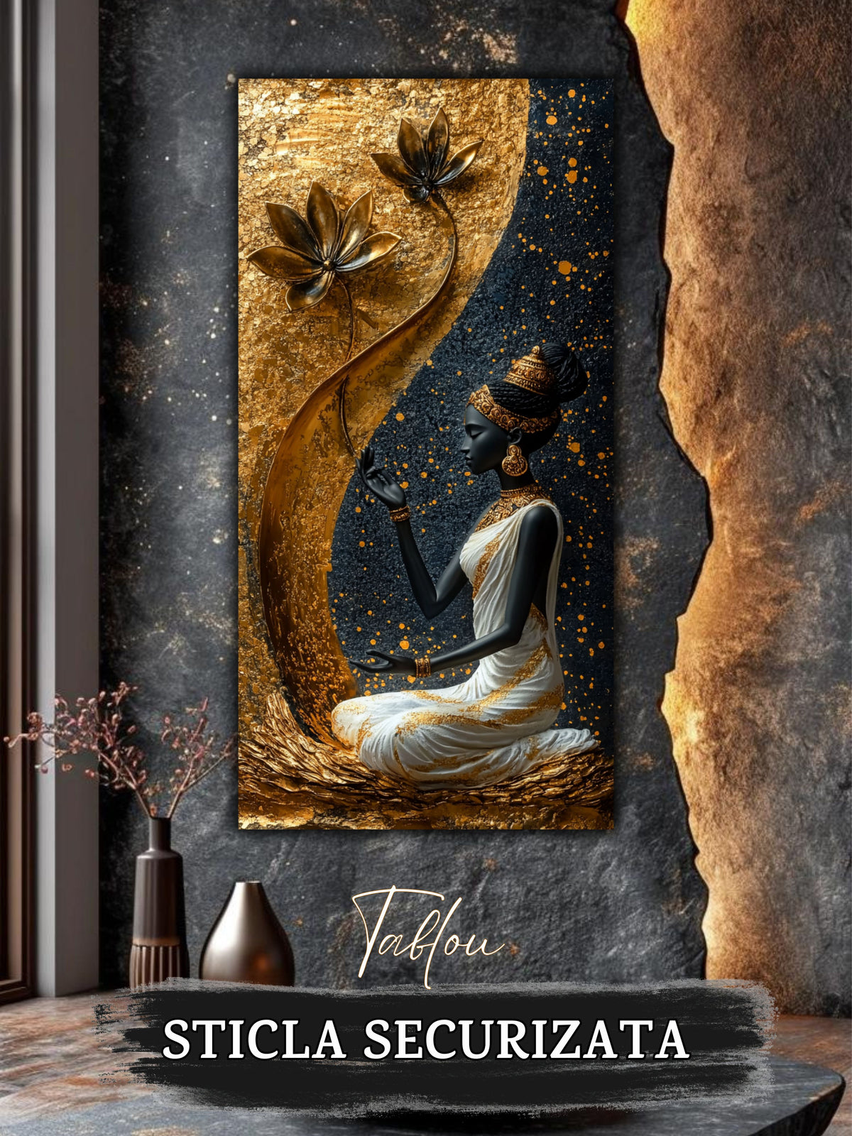 Tablou Sticla  - Aurum Divinum - 14