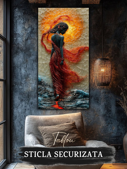 Tablou pentru sufragerie – Distant Moon | Fragments of Becoming