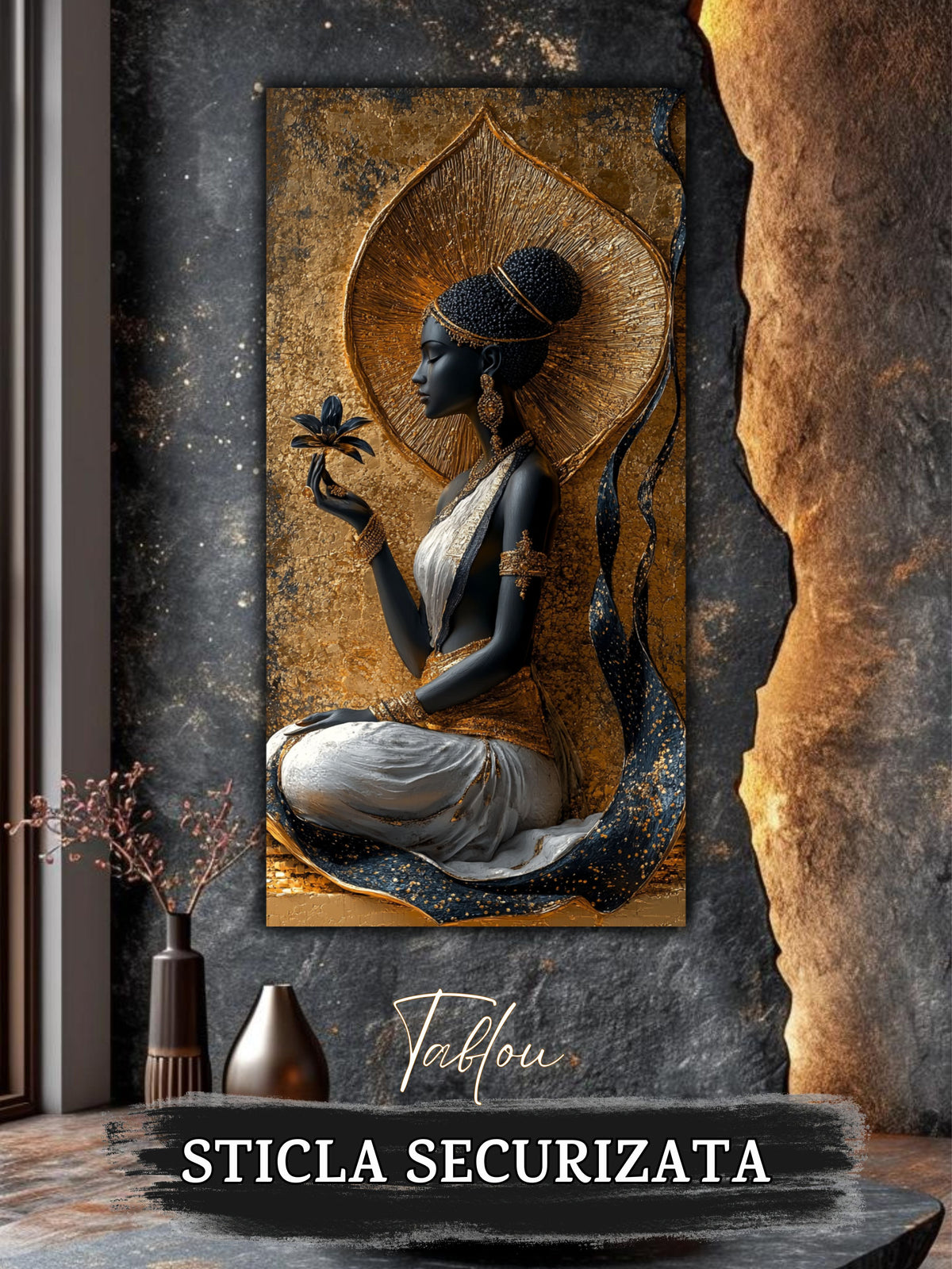 Tablou Sticla  - Aurum Divinum - 22
