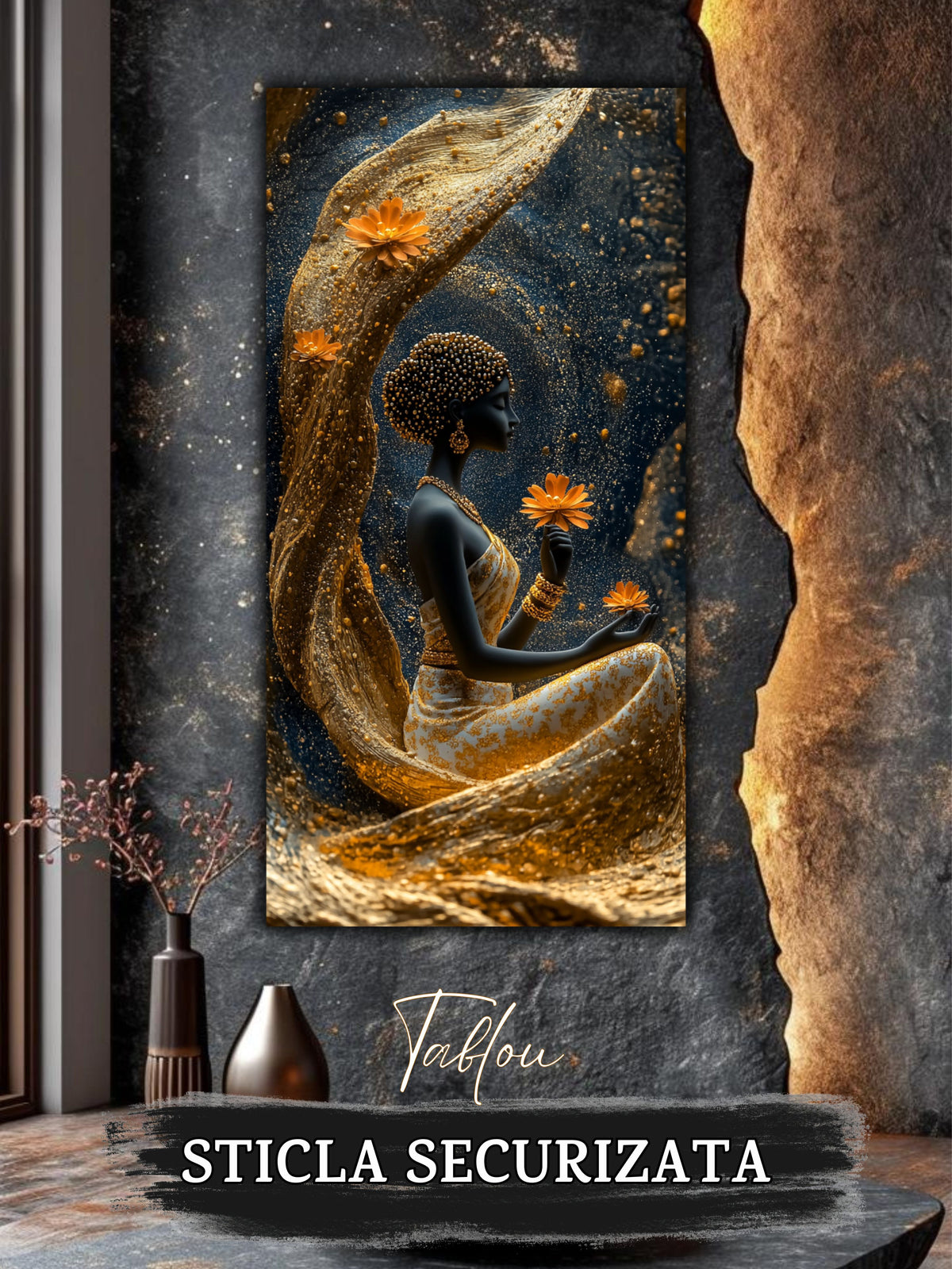 Tablou Sticla  - Aurum Divinum - 19
