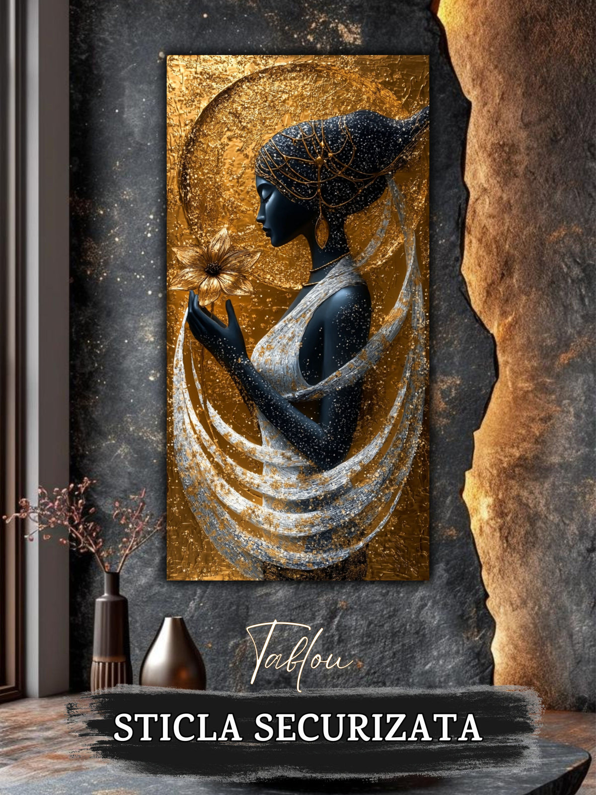 Tablou Sticla  - Aurum Divinum - 24