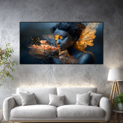 Tablou Elegant Living Înflorirea Tăcerilor de Aur