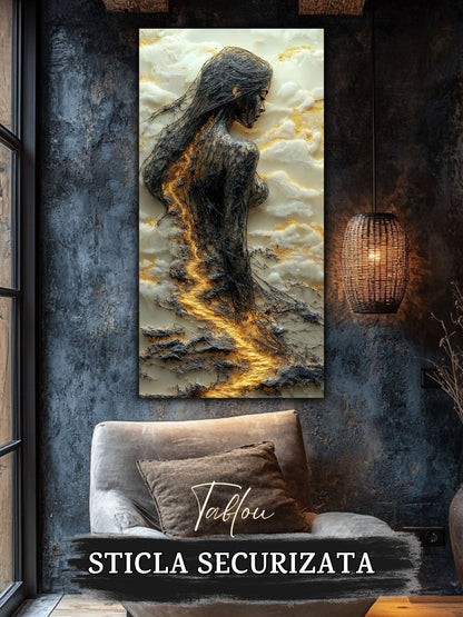 Tablou pentru sufragerie – Cinder Halo | Fragments of Becoming