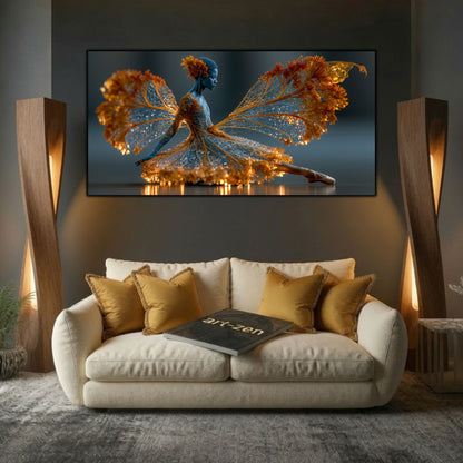 Tablou Abstract Living – A Red Accord