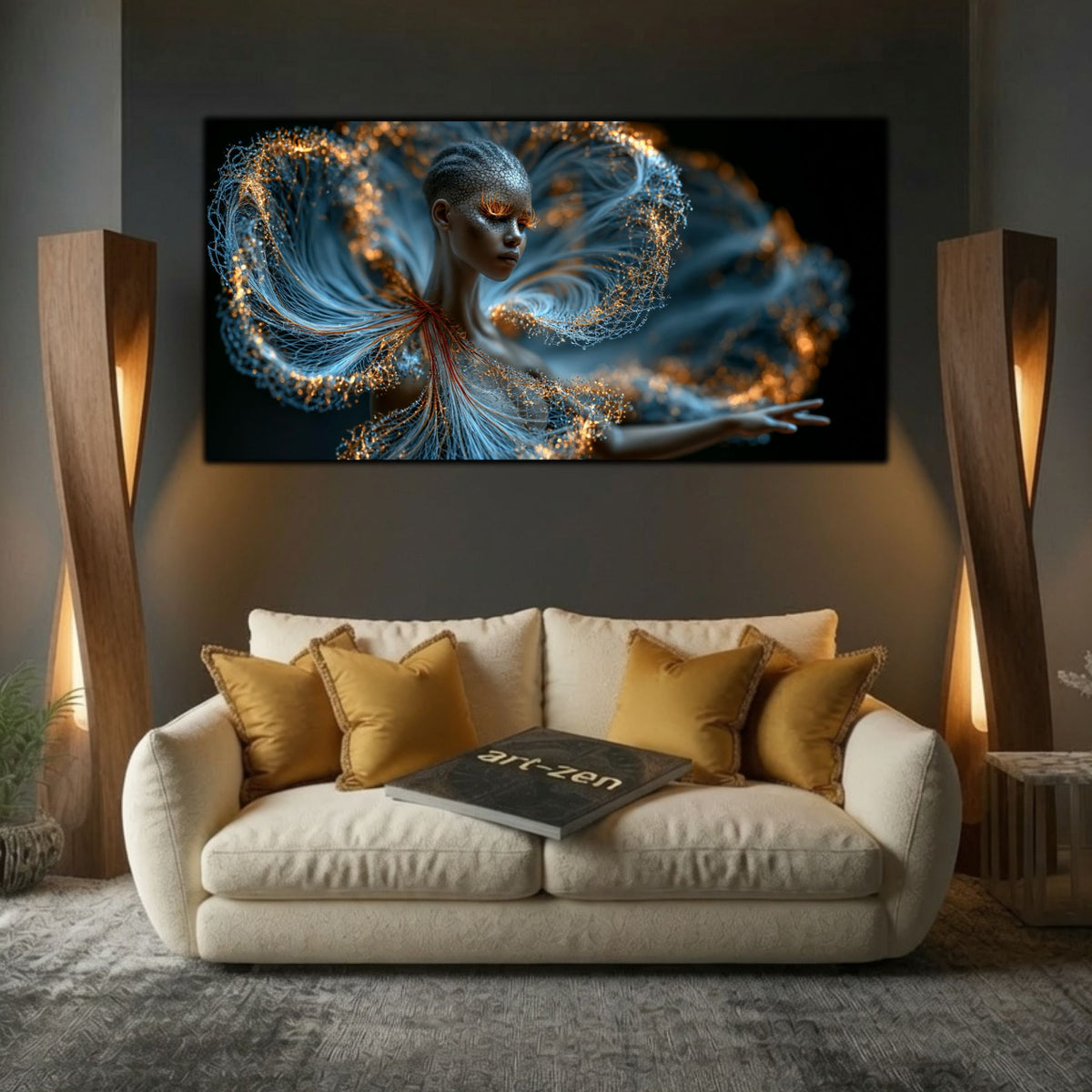 Tablou Abstract Living – Blue Arrival