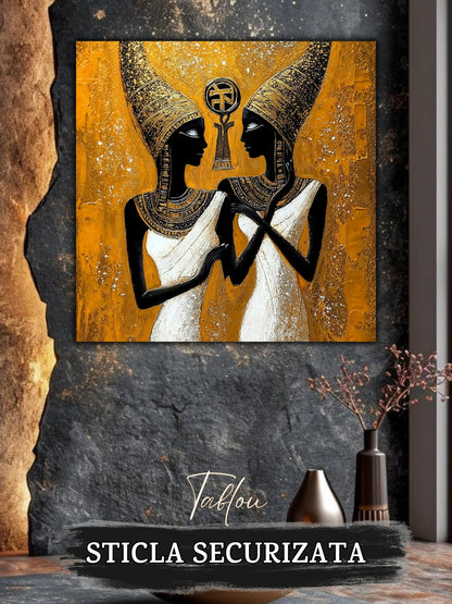 Whispers of the Nile - Tablou Sticla - 29