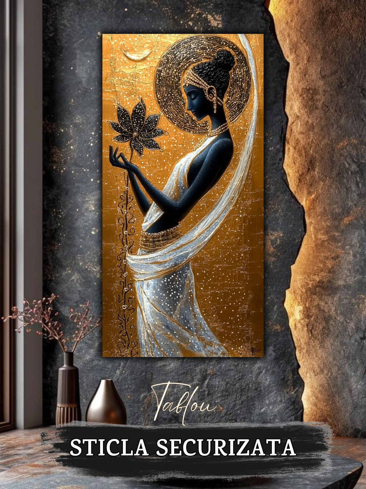 Tablou Sticla  - Aurum Divinum - 23