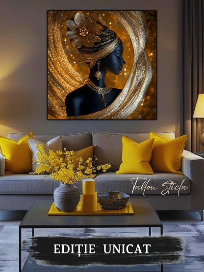 Tablou Sticla - Aurum Divinum - 01