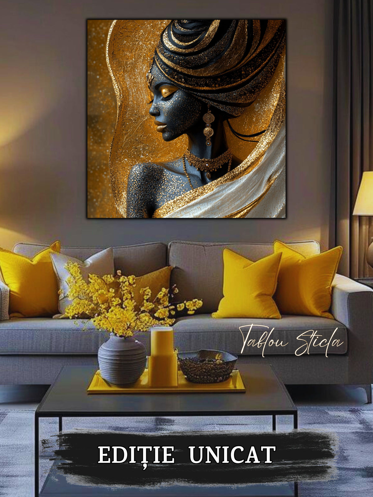 Tablou Sticla - Aurum Divinum - 09