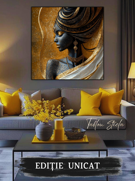 Tablou Sticla - Aurum Divinum - 09